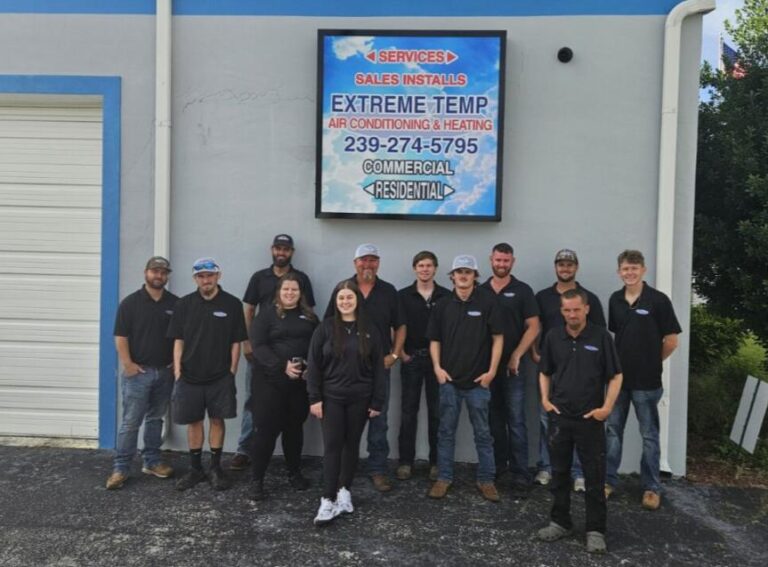 The Extreme Temp Air Conditioning & Heating team at our Fort Myers shop