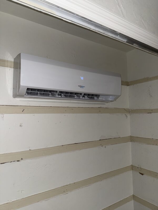 Wall-mounted ductless mini-split indoor unit installed by Extreme Temp Air Conditioning & Heating in Southwest Florida
