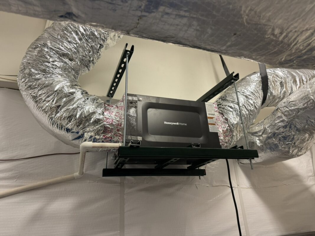 Ducted whole-home dehumidifier installation by Extreme Temp Air Conditioning & Heating in Southwest Florida