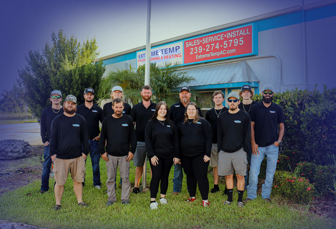 The local, professional, team at Extreme Temp Air Conditioning and Heating of Southwest Florida